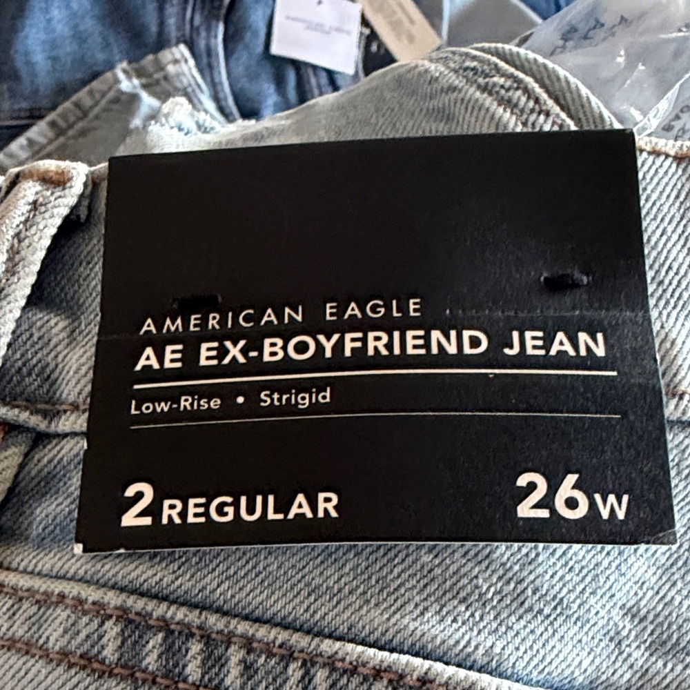 American Eagle Outfitters Light Blue Ex-Boyfriend Jeans
